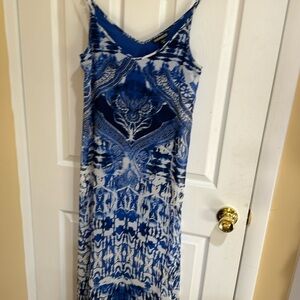 Blue maxi dress